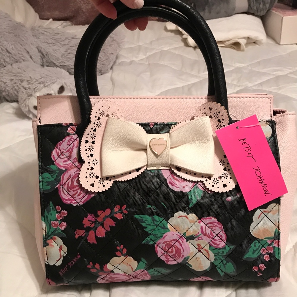 Brand new Betsy Johnson Floral Handbag